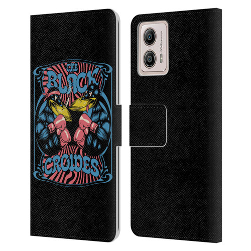 The Black Crowes Graphics Boxing Leather Book Wallet Case Cover For Motorola Moto G53 5G