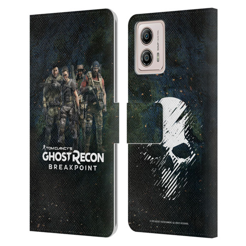 Tom Clancy's Ghost Recon Breakpoint Character Art The Ghosts Leather Book Wallet Case Cover For Motorola Moto G53 5G