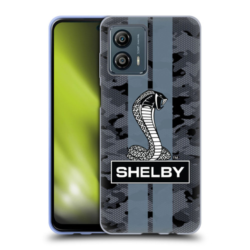 Shelby Logos Camouflage Soft Gel Case for Motorola Moto G53 5G