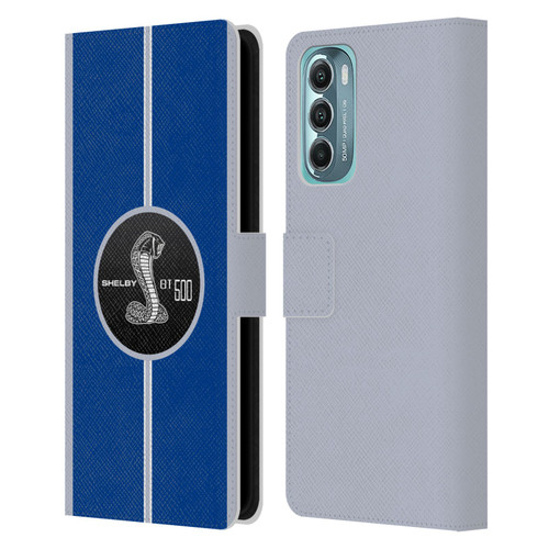 Shelby Car Graphics GT500 Leather Book Wallet Case Cover For Motorola Moto G Stylus 5G (2022)