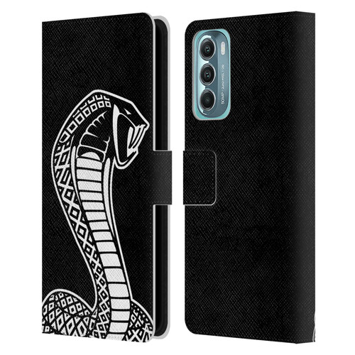 Shelby Logos Oversized Leather Book Wallet Case Cover For Motorola Moto G Stylus 5G (2022)