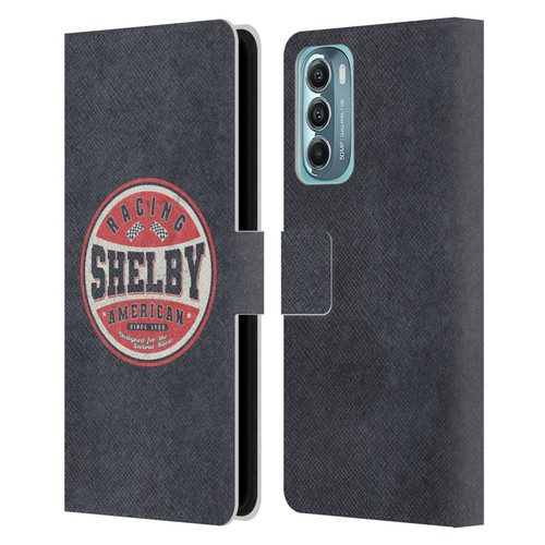 Shelby Logos Vintage Badge Leather Book Wallet Case Cover For Motorola Moto G Stylus 5G (2022)