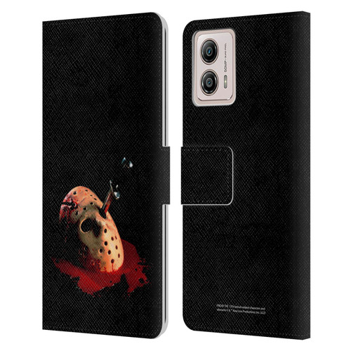 Friday the 13th: The Final Chapter Key Art Poster Leather Book Wallet Case Cover For Motorola Moto G53 5G
