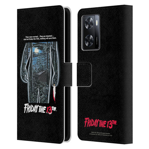 Friday the 13th 1980 Graphics Poster Leather Book Wallet Case Cover For OPPO A57s