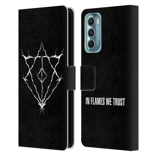 In Flames Metal Grunge Jesterhead Logo Leather Book Wallet Case Cover For Motorola Moto G Stylus 5G (2022)