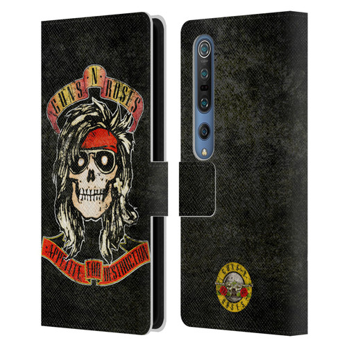 Guns N' Roses Vintage McKagan Leather Book Wallet Case Cover For Xiaomi Mi 10 5G / Mi 10 Pro 5G