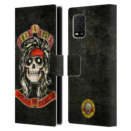 Guns N' Roses Vintage McKagan Leather Book Wallet Case Cover For Xiaomi Mi 10 Lite 5G