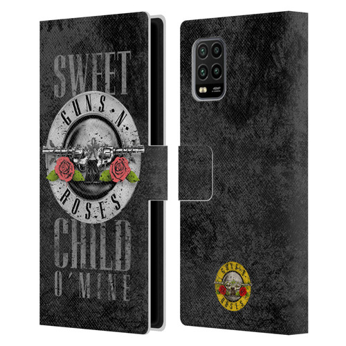 Guns N' Roses Vintage Sweet Child O' Mine Leather Book Wallet Case Cover For Xiaomi Mi 10 Lite 5G