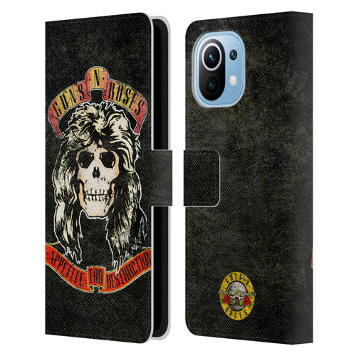 Guns N' Roses Vintage Adler Leather Book Wallet Case Cover For Xiaomi Mi 11