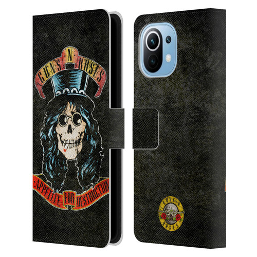 Guns N' Roses Vintage Slash Leather Book Wallet Case Cover For Xiaomi Mi 11