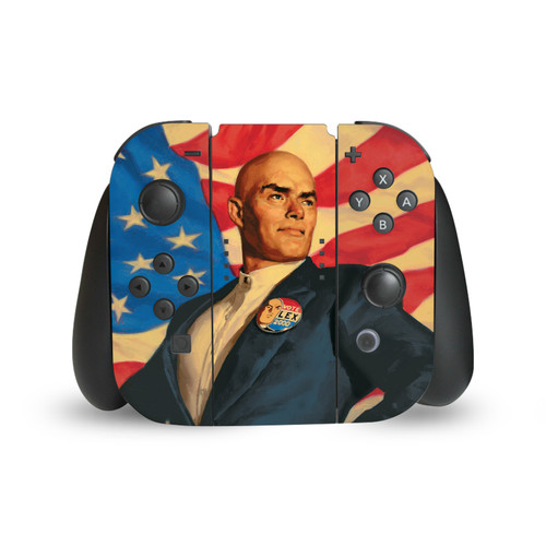 Superman DC Comics Logos And Comic Book Lex Luthor Vinyl Sticker Skin Decal Cover for Nintendo Switch Joy Controller