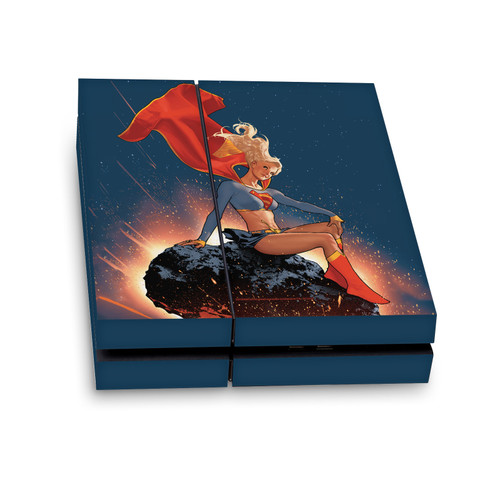 Superman DC Comics Logos And Comic Book Supergirl Vinyl Sticker Skin Decal Cover for Sony PS4 Console