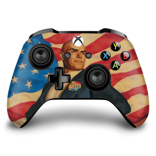 Superman DC Comics Logos And Comic Book Lex Luthor Vinyl Sticker Skin Decal Cover for Microsoft Xbox One S / X Controller