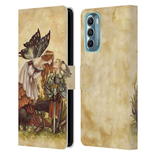 Selina Fenech Fantasy Enchanted Kiss Leather Book Wallet Case Cover For Motorola Moto G Stylus 5G (2022)