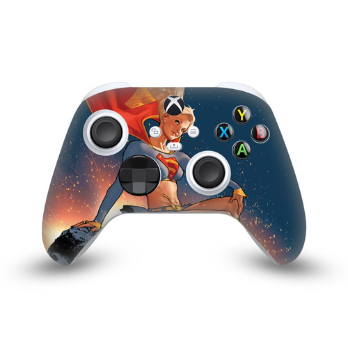 Superman DC Comics Logos And Comic Book Supergirl Vinyl Sticker Skin Decal Cover for Microsoft Xbox Series X / Series S Controller