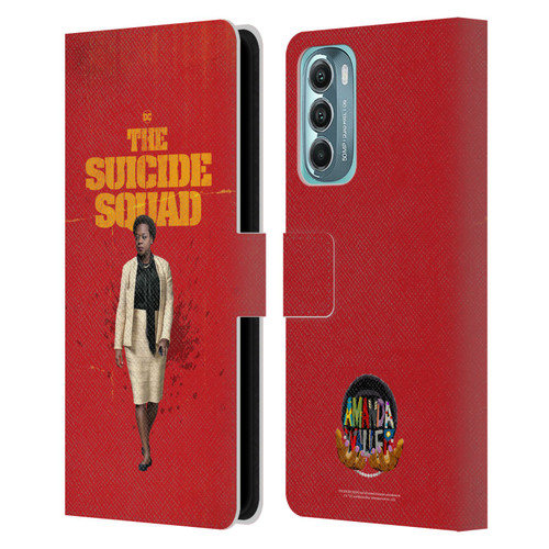 The Suicide Squad 2021 Character Poster Amanda Waller Leather Book Wallet Case Cover For Motorola Moto G Stylus 5G (2022)