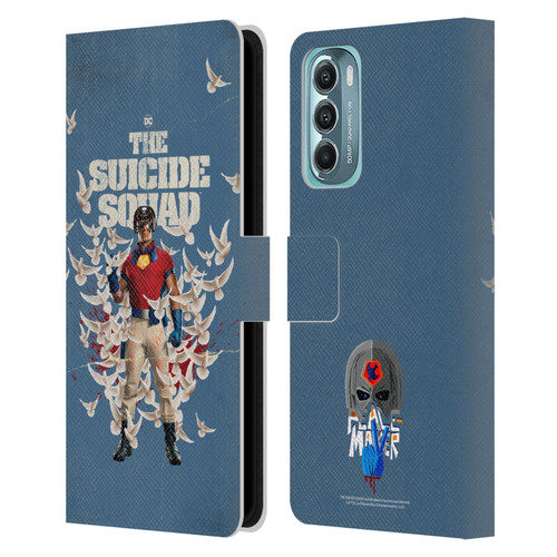 The Suicide Squad 2021 Character Poster Peacemaker Leather Book Wallet Case Cover For Motorola Moto G Stylus 5G (2022)