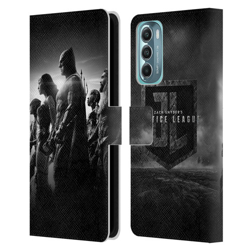 Zack Snyder's Justice League Snyder Cut Character Art Group Leather Book Wallet Case Cover For Motorola Moto G Stylus 5G (2022)