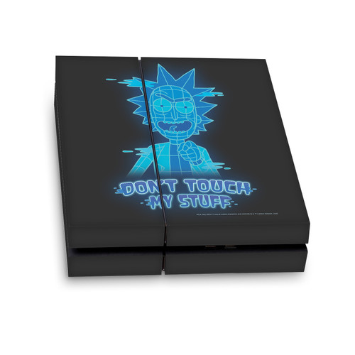 Rick And Morty Graphics Don't Touch My Stuff Vinyl Sticker Skin Decal Cover for Sony PS4 Console