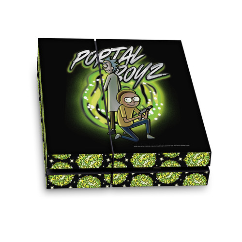 Rick And Morty Graphics Portal Boyz Vinyl Sticker Skin Decal Cover for Sony PS4 Console