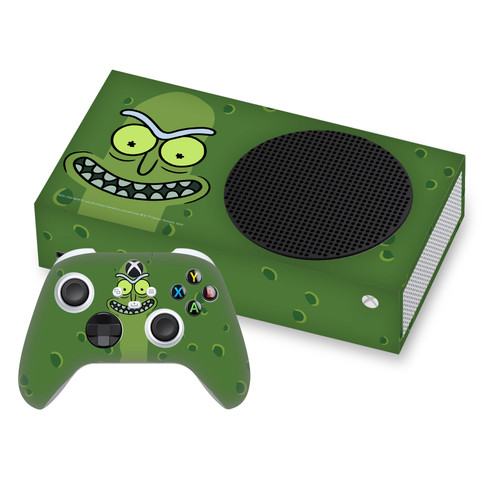 Rick And Morty Graphics Pickle Rick Vinyl Sticker Skin Decal Cover for Microsoft Series S Console & Controller