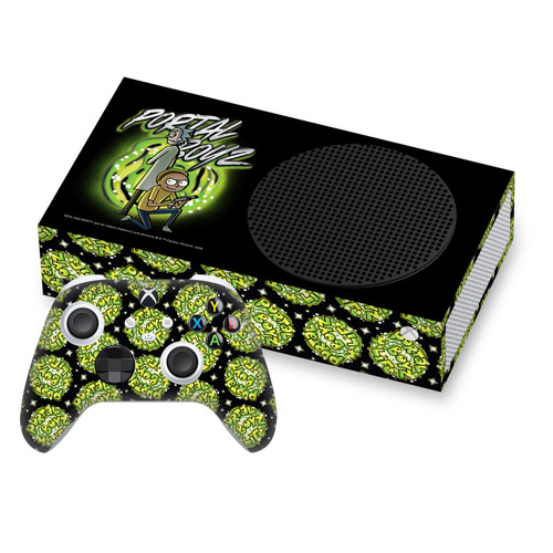 Rick And Morty Graphics Portal Boyz Vinyl Sticker Skin Decal Cover for Microsoft Series S Console & Controller