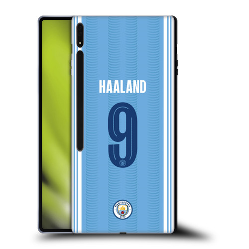 Manchester City Man City FC 2023/24 Players Home Kit Erling Haaland Soft Gel Case for Samsung Galaxy Tab S8 Ultra