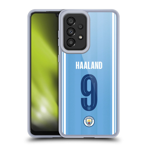 Manchester City Man City FC 2023/24 Players Home Kit Erling Haaland Soft Gel Case for Samsung Galaxy A33 5G (2022)