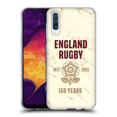 England Rugby Union 150th Anniversary Marble Soft Gel Case for Samsung Galaxy A50/A30s (2019)