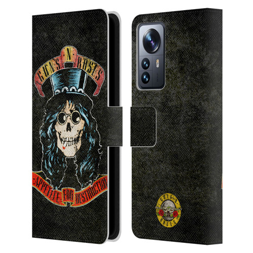 Guns N' Roses Vintage Slash Leather Book Wallet Case Cover For Xiaomi 12 Pro