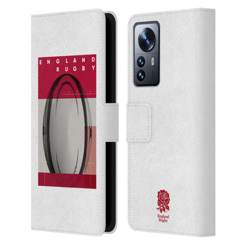 England Rugby Union First XV Ball Leather Book Wallet Case Cover For Xiaomi 12 Pro