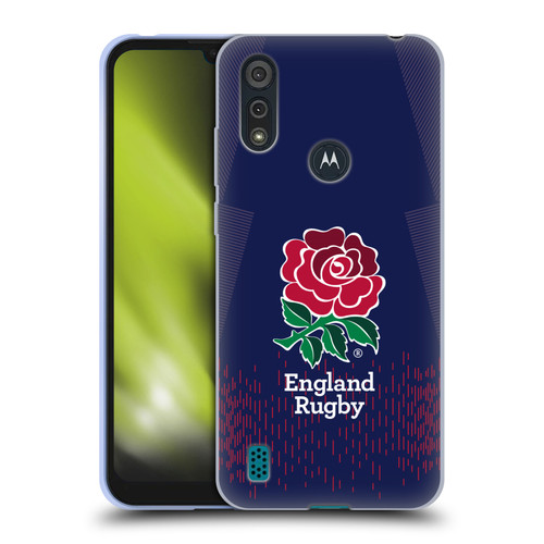 England Rugby Union 2023/24 Crest Kit Away Soft Gel Case for Motorola Moto E6s (2020)