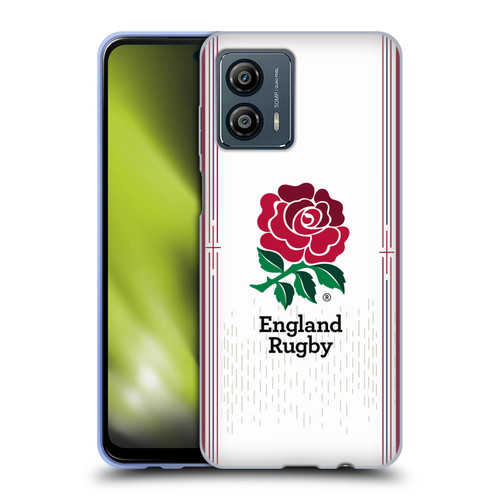England Rugby Union 2023/24 Crest Kit Home Soft Gel Case for Motorola Moto G53 5G