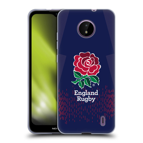 England Rugby Union 2023/24 Crest Kit Away Soft Gel Case for Nokia C10 / C20