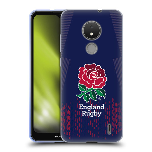 England Rugby Union 2023/24 Crest Kit Away Soft Gel Case for Nokia C21