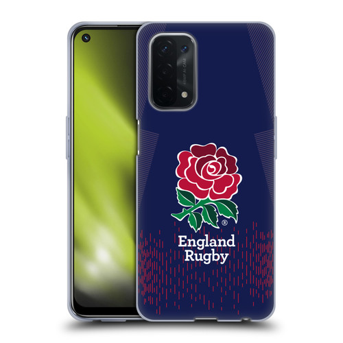 England Rugby Union 2023/24 Crest Kit Away Soft Gel Case for OPPO A54 5G