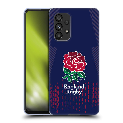 England Rugby Union 2023/24 Crest Kit Away Soft Gel Case for Samsung Galaxy A53 5G (2022)