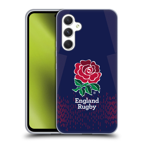 England Rugby Union 2023/24 Crest Kit Away Soft Gel Case for Samsung Galaxy A54 5G