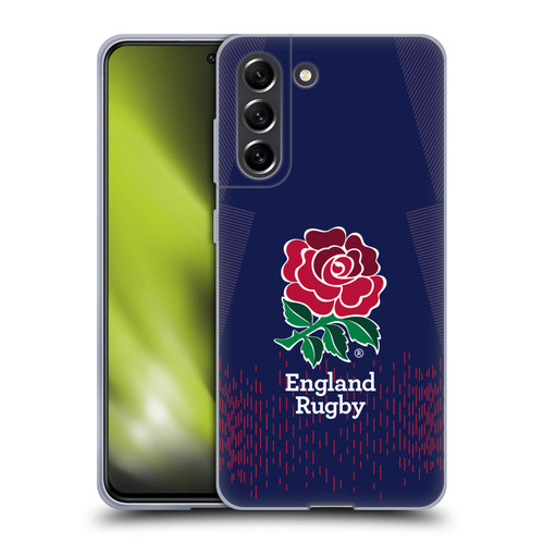 England Rugby Union 2023/24 Crest Kit Away Soft Gel Case for Samsung Galaxy S21 FE 5G