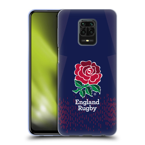 England Rugby Union 2023/24 Crest Kit Away Soft Gel Case for Xiaomi Redmi Note 9 Pro/Redmi Note 9S