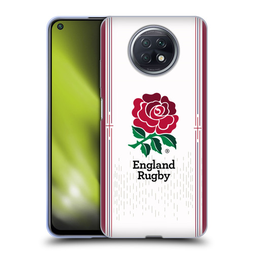 England Rugby Union 2023/24 Crest Kit Home Soft Gel Case for Xiaomi Redmi Note 9T 5G