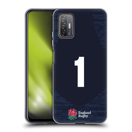 England Rugby Union 2020/21 Players Away Kit Position 1 Soft Gel Case for HTC Desire 21 Pro 5G