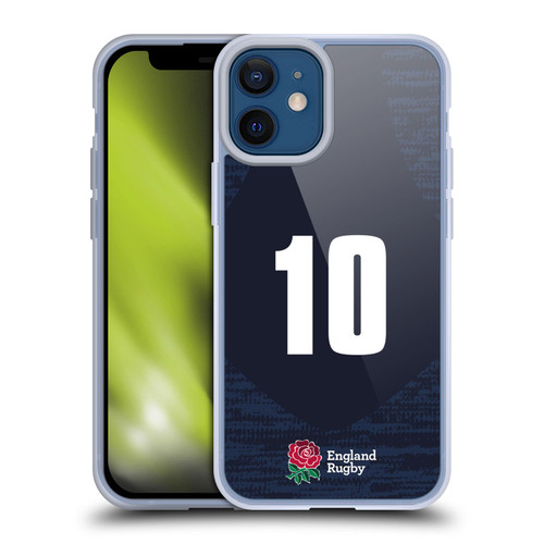 England Rugby Union 2020/21 Players Away Kit Position 10 Soft Gel Case for Apple iPhone 12 Mini