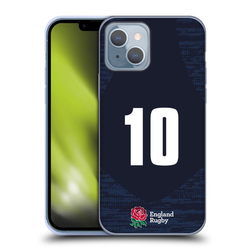 England Rugby Union 2020/21 Players Away Kit Position 10 Soft Gel Case for Apple iPhone 14