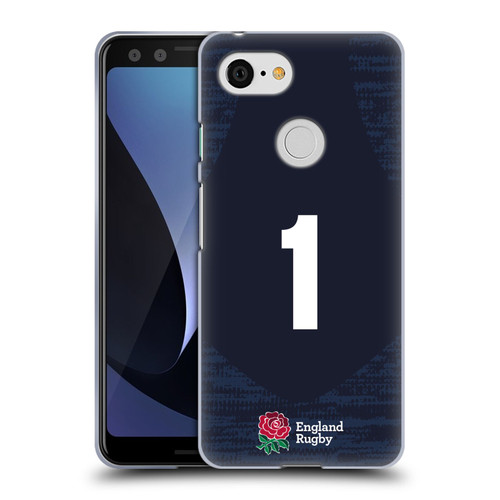 England Rugby Union 2020/21 Players Away Kit Position 1 Soft Gel Case for Google Pixel 3