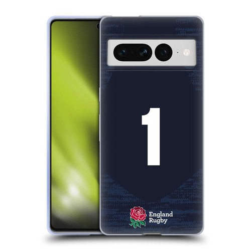 England Rugby Union 2020/21 Players Away Kit Position 1 Soft Gel Case for Google Pixel 7 Pro