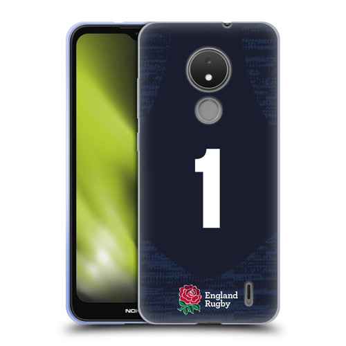 England Rugby Union 2020/21 Players Away Kit Position 1 Soft Gel Case for Nokia C21