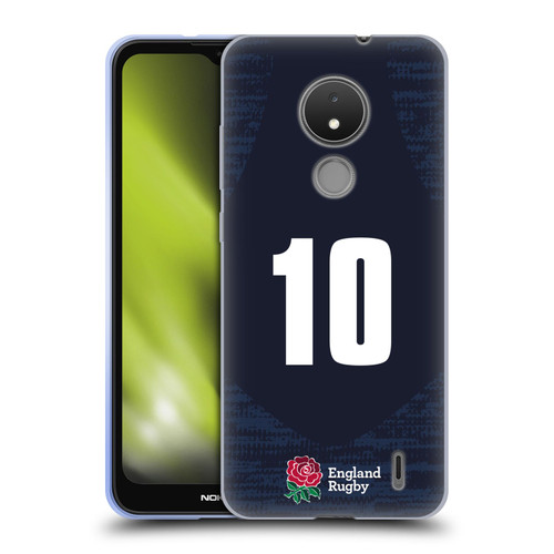England Rugby Union 2020/21 Players Away Kit Position 10 Soft Gel Case for Nokia C21