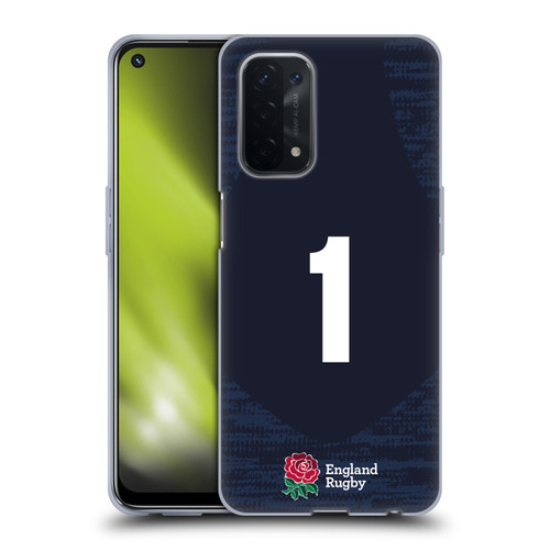 England Rugby Union 2020/21 Players Away Kit Position 1 Soft Gel Case for OPPO A54 5G