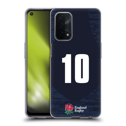 England Rugby Union 2020/21 Players Away Kit Position 10 Soft Gel Case for OPPO A54 5G